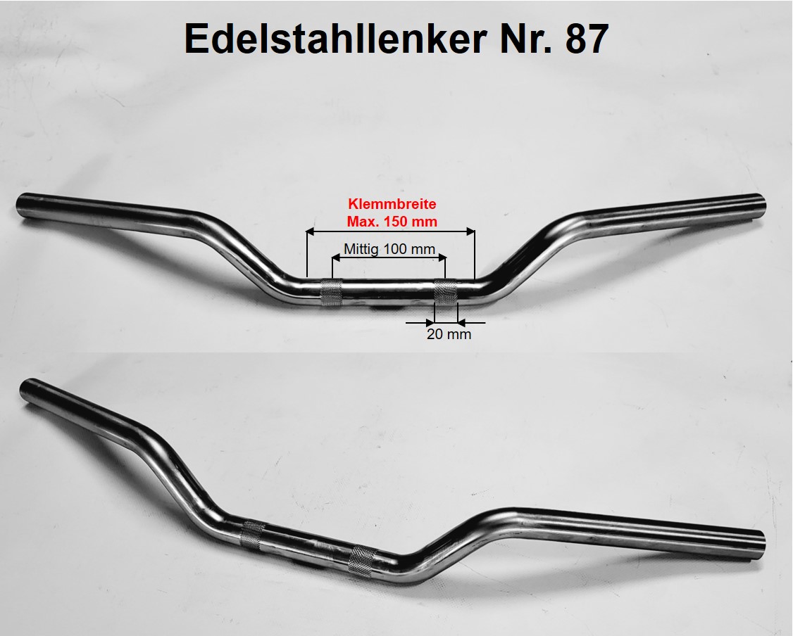 V-Team Edelstahllenker Nr. 86