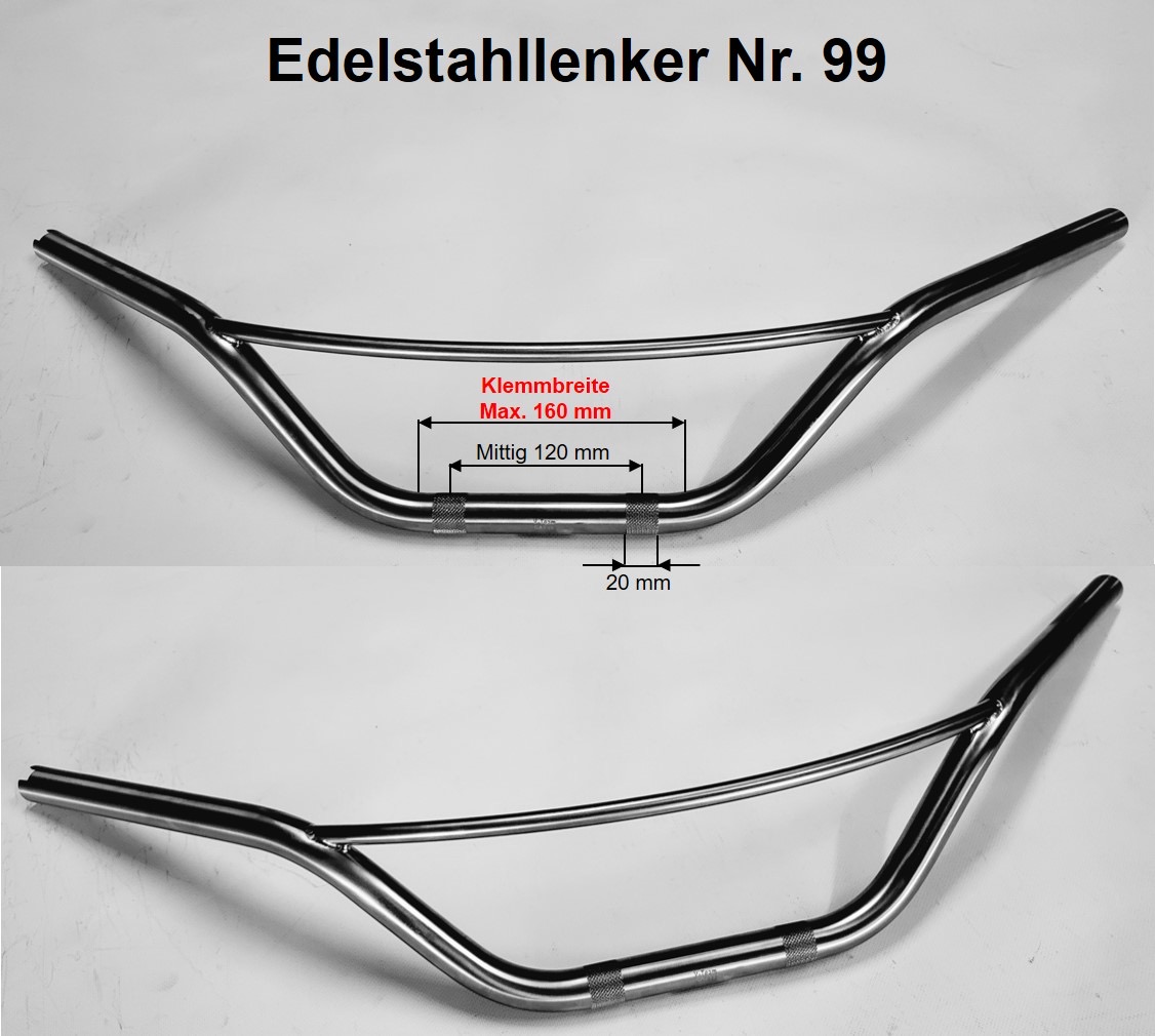V-Team Edelstahllenker Nr. 99